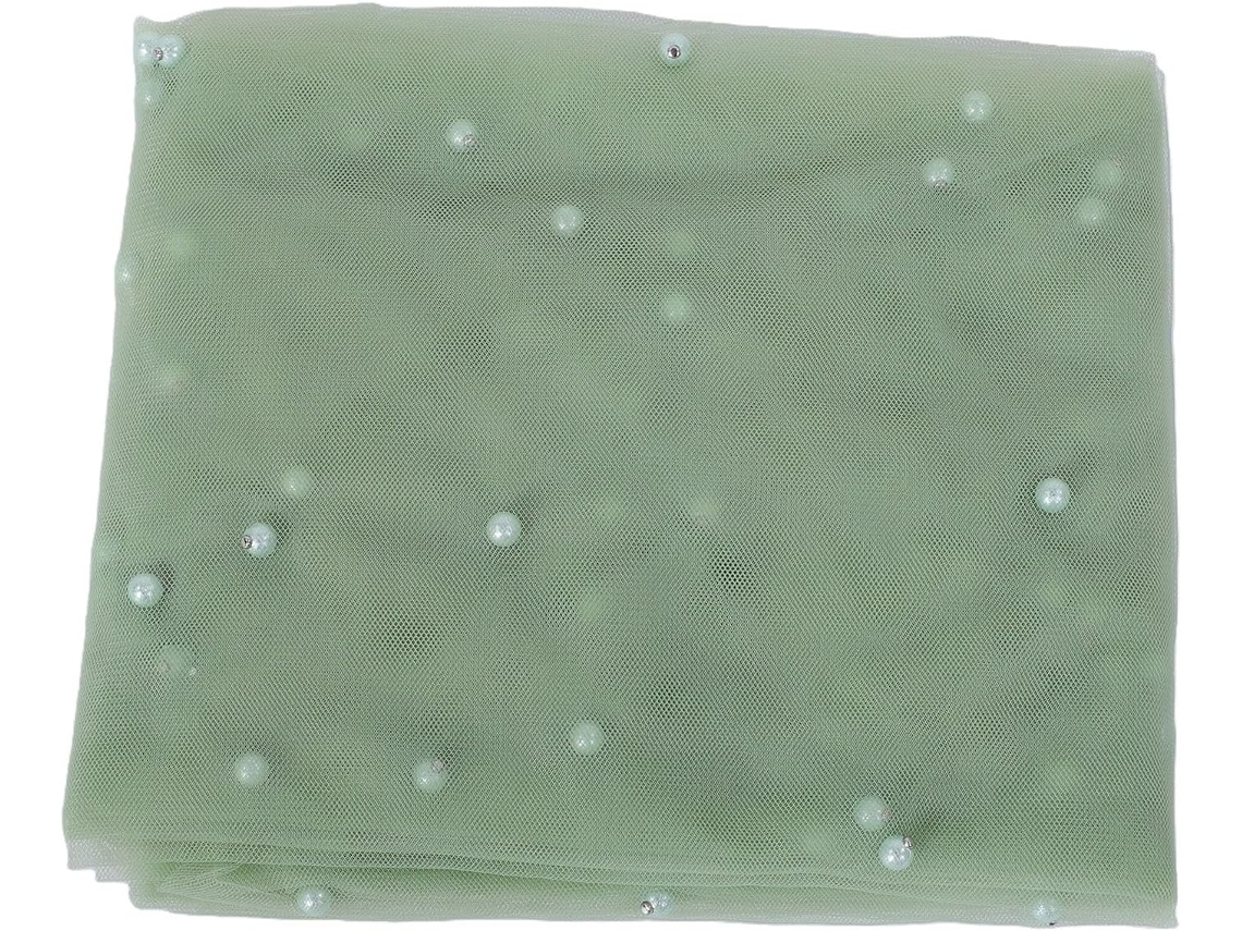 Caminho De Mesa Com Miçangas, Mesa De Tule
