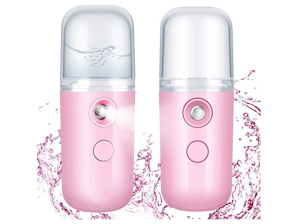 2 peças de mister facial nano 30ml, portátil, mini vaporizador USB para pele | S/MARCA