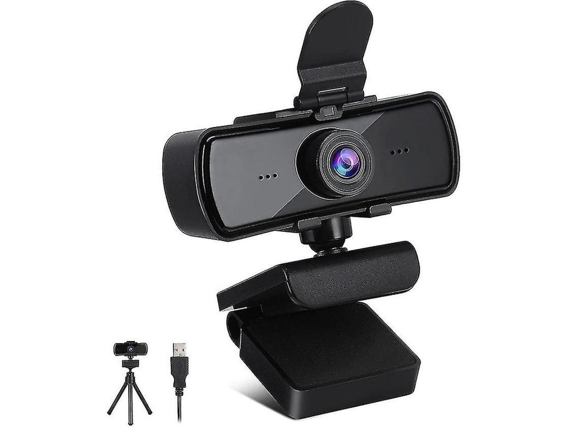 Lurelia Webcam Vsm-134, Hd 720p, Microfone, Preto, Usb, Imagem Nítida, Para Pc E Videochamadas