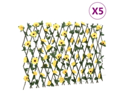  artificial Ivy Trellis, artificial Ivy Trellises Vidaxl Amarelo Pvc (180 X 60 Cm)