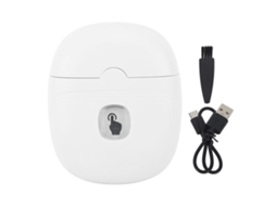 Mali aparador de Unhas Elétrico Automático 2 Velocidades Luz Led Usb Recarregável para Bebê Adulto Branco