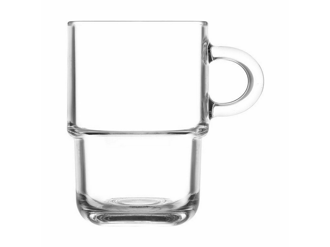 Conjunto de Chávenas LAV Empilhável 360 Ml 6 Unidades