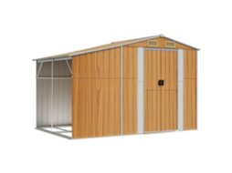 Garden Shed, Garden Sheds Vidaxl Marrom Aço (277 X 192.5 X 179 Cm)