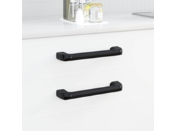 Vidaxl Cabo Liso 69 Unid. Preto 380 X 34 X 85 Mm Alumínio E Pp