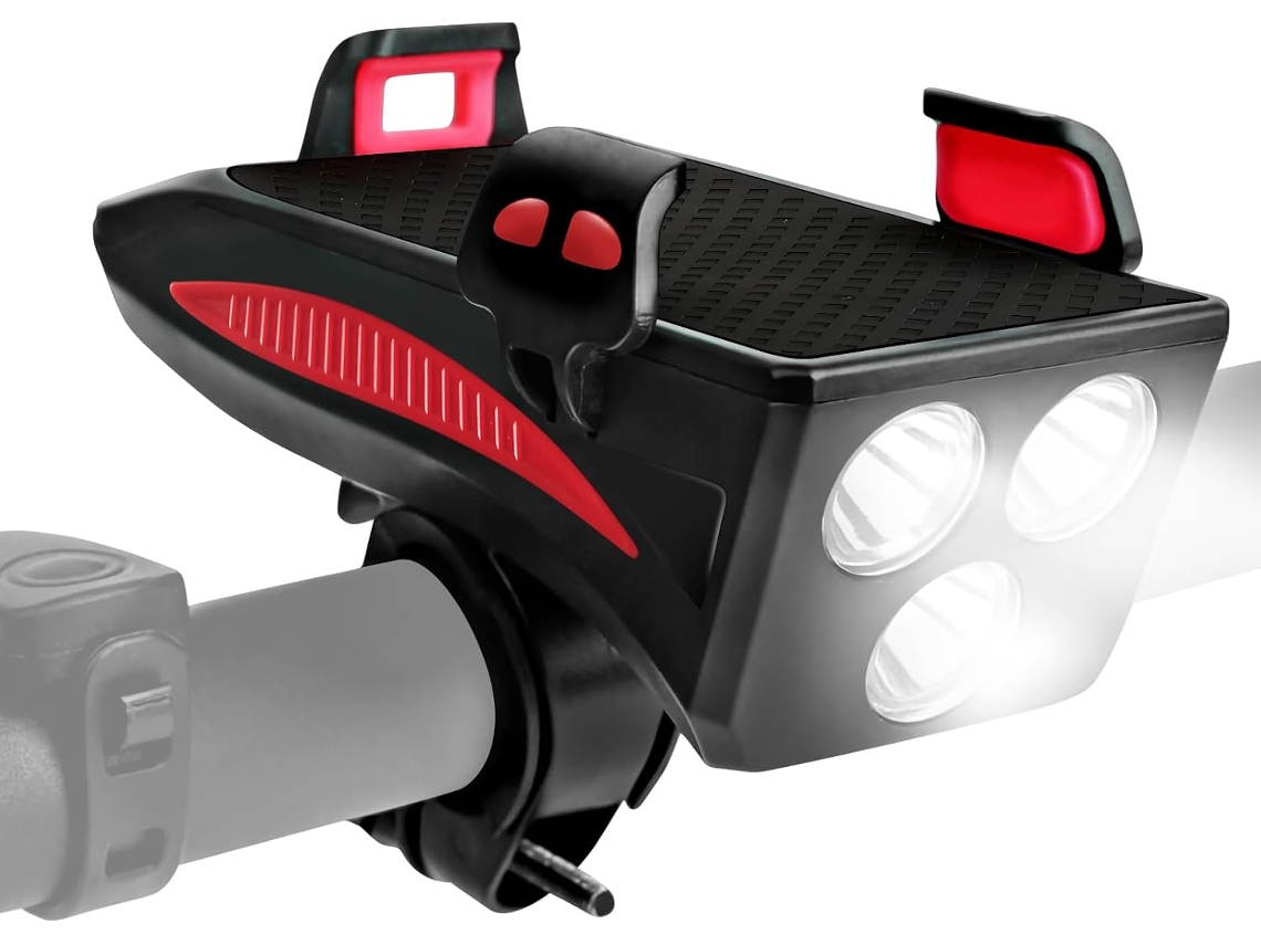 Luz Dianteira Para Bicicleta, Peças Acessórios Noturna