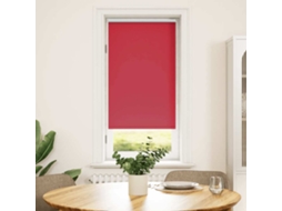 Vidaxl Cortina De Rolo Blackout, 64,4 X 120 Cm, Largura Do Tecido 60 Cm, Vermelha