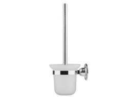 Escova Sanitária de Aço Inoxidável para Parede com Suporte AQUAFORGE
