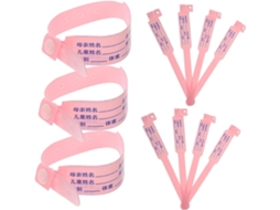 Pulseiras de identificação médica Doitool em papel PP para bebês, 100 unidades, duráveis e facilmente reconhecidas.
