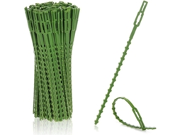 Clips de Plástico Verde para Plantas, Fixação e Apoio Estável