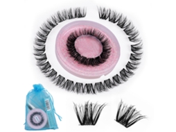 Kit De Cílios Falsos Individuais Diy Z'lraqi Para Corte Livre Com Ferramentas Completas