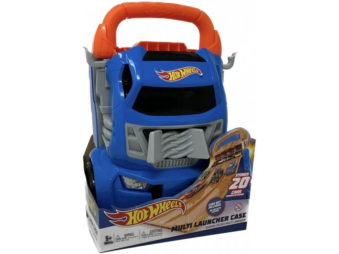 Pista e Estação de Carro HOT WHEELS Multi Launcher Case (Idade Mínima Recomendada: 6 Anos)