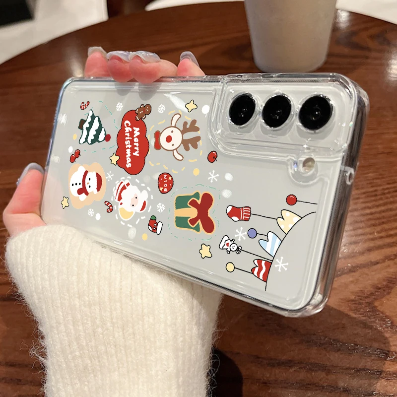 (a923) Galaxy S26) Capa De Celular Samsung Com Árvore De Natal, Macia