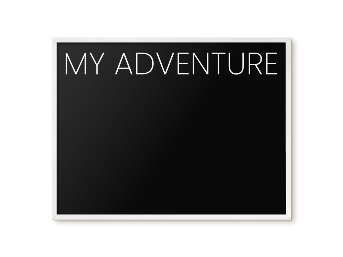 Magnetic Board My Adventure For The Living Room Espelharte (80x60 Cm)