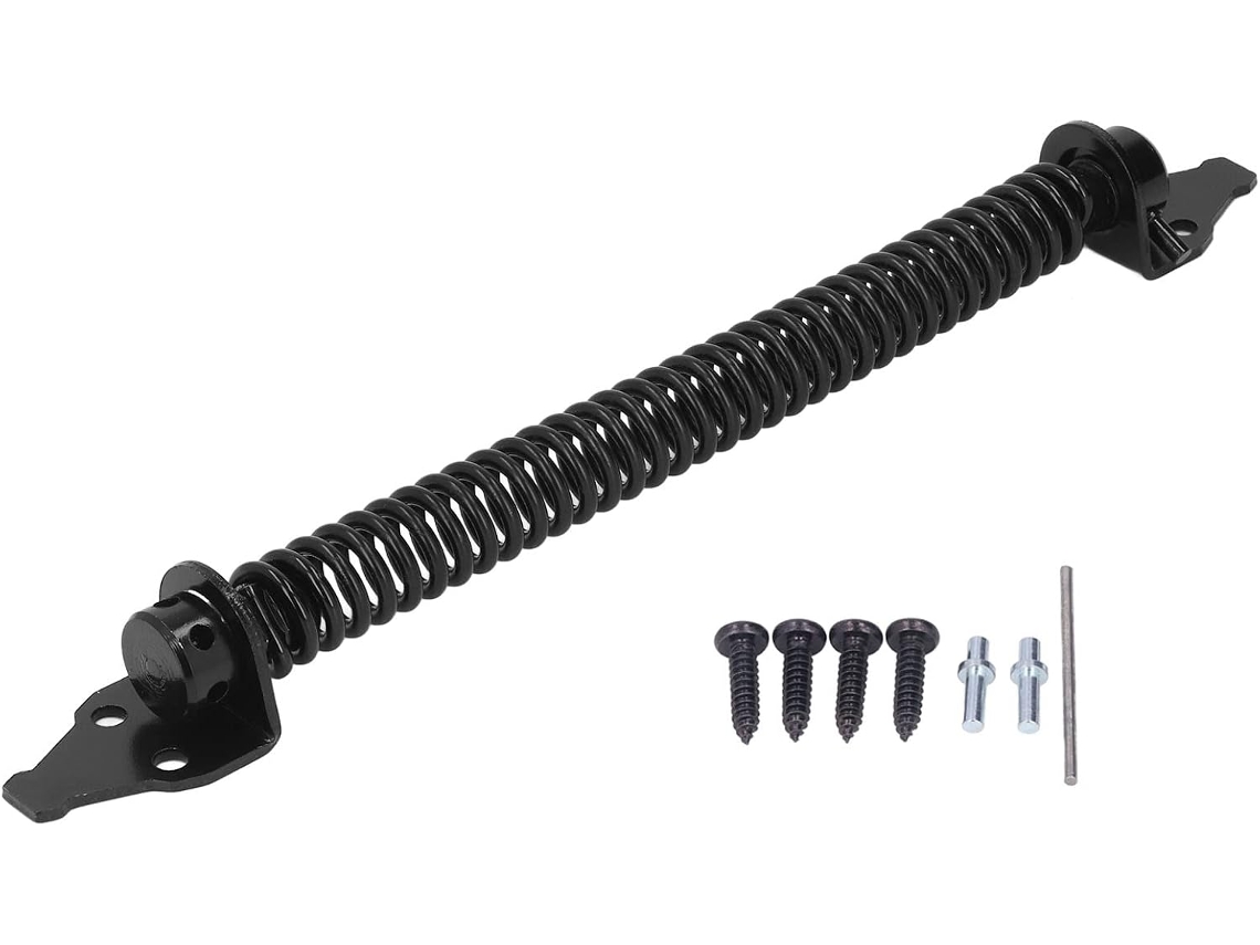 Mola De Fechamento Automático Para Portão, Mecanismo De Fechamento Automático Alta Resistência Com Tensão Ajustável Para