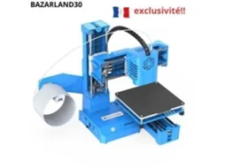 Impressora 3D Bazarland30.K9 para iniciantes, mini máquina de impressão 3D, baixo ruído, compatível com Wiprintpla TPU, 1,75 mm