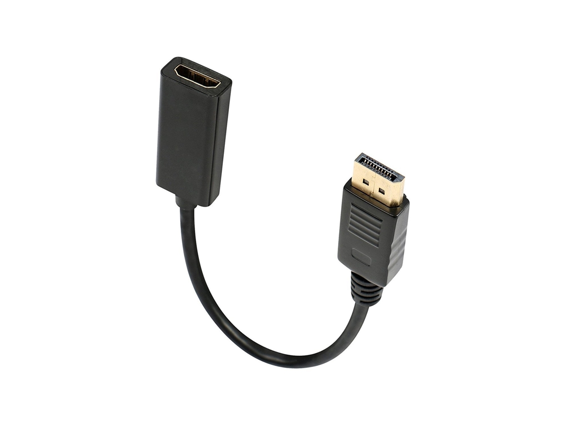 Cabo Displayport para HDMI AQUAFORGE, 1,8 M, Ouro, Pacote com 2