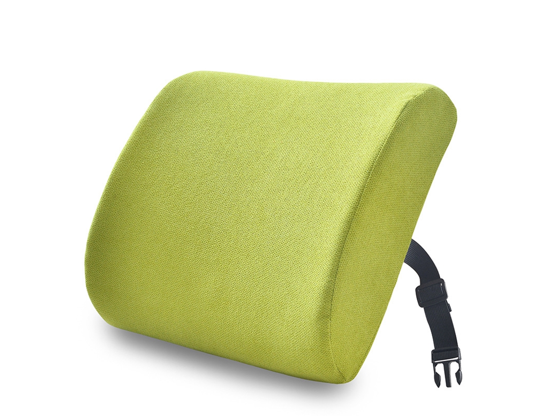 Lurelia Almofada Lombar Para Cadeira E Costas Ergonómico Respirável Verde V1067