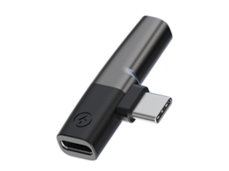 Adaptador 2 Em 1 Dac Halinuia Tipo-c Para 3,5mm Áudio + Tipo-c Carregamento Rápido