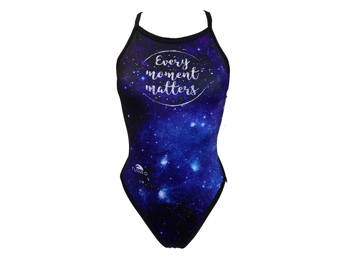 Fato de banho para Mulher TURBO Nebula Azul para Natação (S)