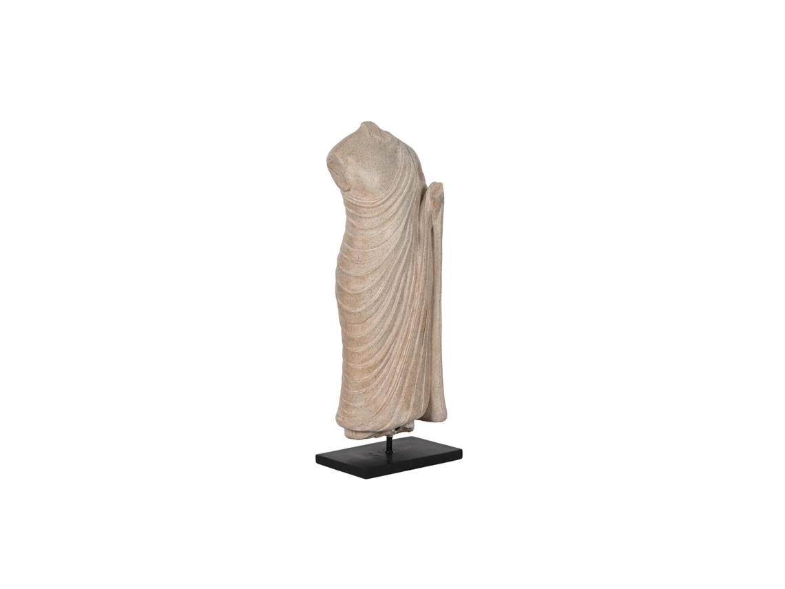 Busto Marrom em Resina, 26,2 X 16 X 68,5 Cm ALEXANDRA HOUSE LIVING