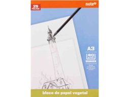 Bloco Papel Vegetal A3 25 Folhas Note!