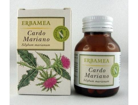 Suplemento Alimentar ERBAMEA Cardo De Leite (50 cápsulas vegetais de 385mg)