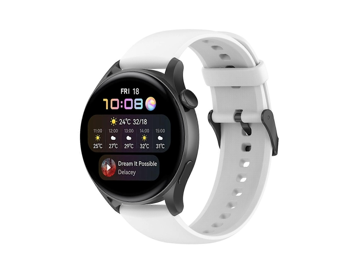 Pulseira De Silicone Macio De Cor Sólida Para Huawei Watch3 Pro