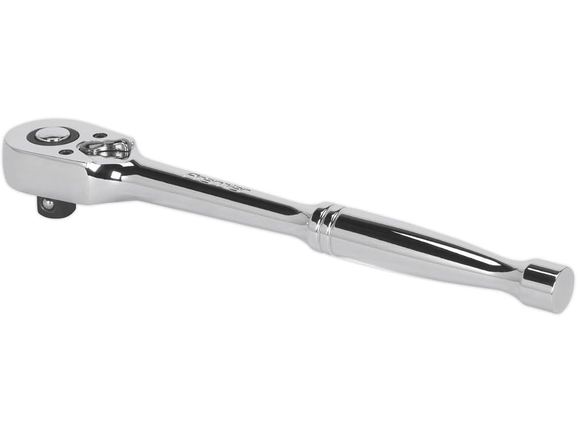 Chave De Catraca Ak661 Com Encaixe De 3/8" E Cabeça Em Formato De Pera, Com Estojo De Aba Traseira.