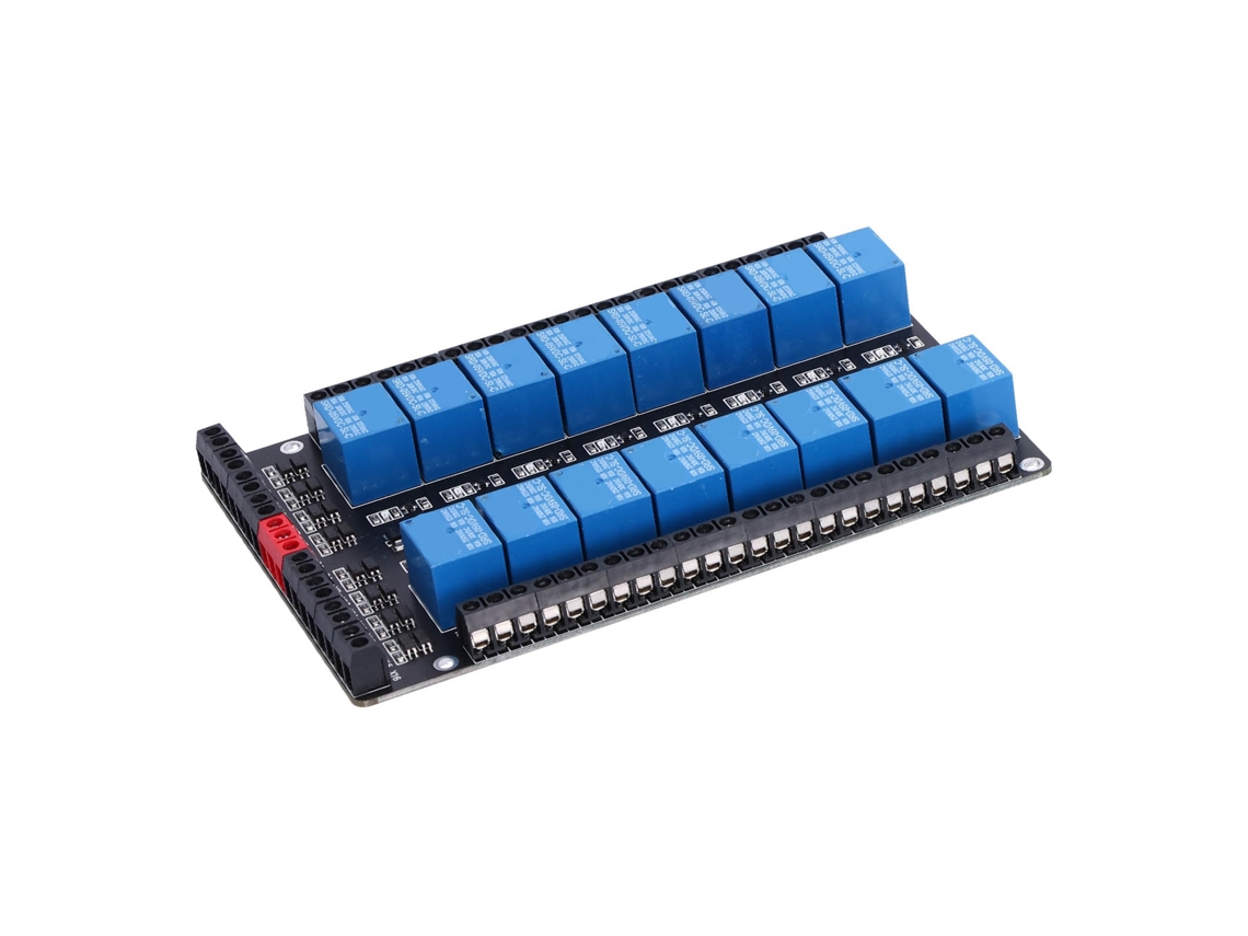 Módulo De Relé 16 Canais Isolado Dc5v