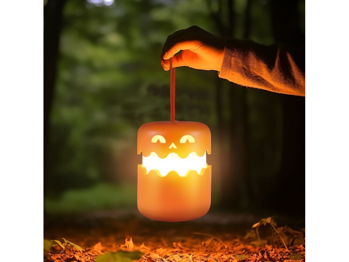 Luzes de Halloween Nova Line em forma de abóbora 10ft 20 LEDs 2 modos bateria