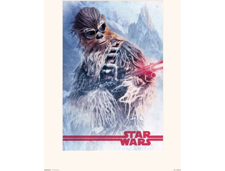 Print  30X40 Cm Solo Chewbacca At Work