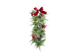 Trident pine needle série decorativa parede com pinha natural A04746 LAXISCREED