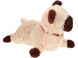 Filhote de Pug Pelúcia 35cm Grande e Pequeno, Animal para Decoração