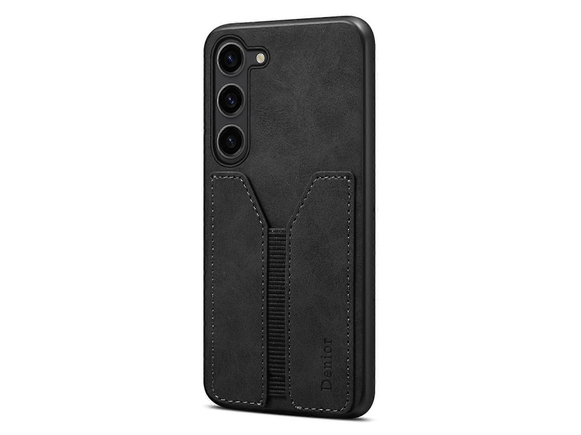 Capa Para Samsung Galaxy S25 Com Suporte Elástico Para Cartão, Feita Em Couro Putpupc, Multicolorida