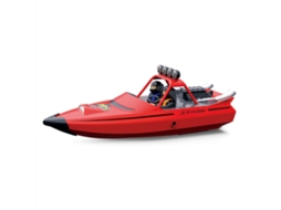 Vermelhoty Xin 725 Barco Rc 2.4g 30km/h Jato Auto recuperação Led À Prova D'água Brinquedo MDUG