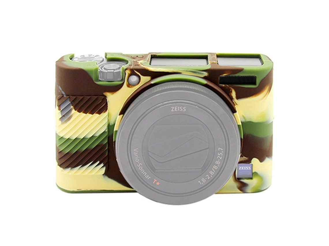 Capa Protetora De Silicone Macio Para Sony Rx100 V (m5) Camuflagem