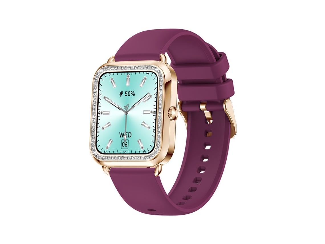 Smartwatch de 1,59 Polegadas Ip67 À Prova DÁgua 25 Dias em Standby para Ios e Android Vermelho YEMAESRE