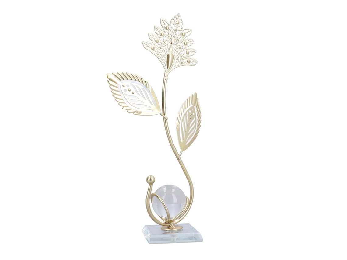 Laxiscreed Bola De Cristal Com Folha De Ferro Para Decoração Moderna De Interiores