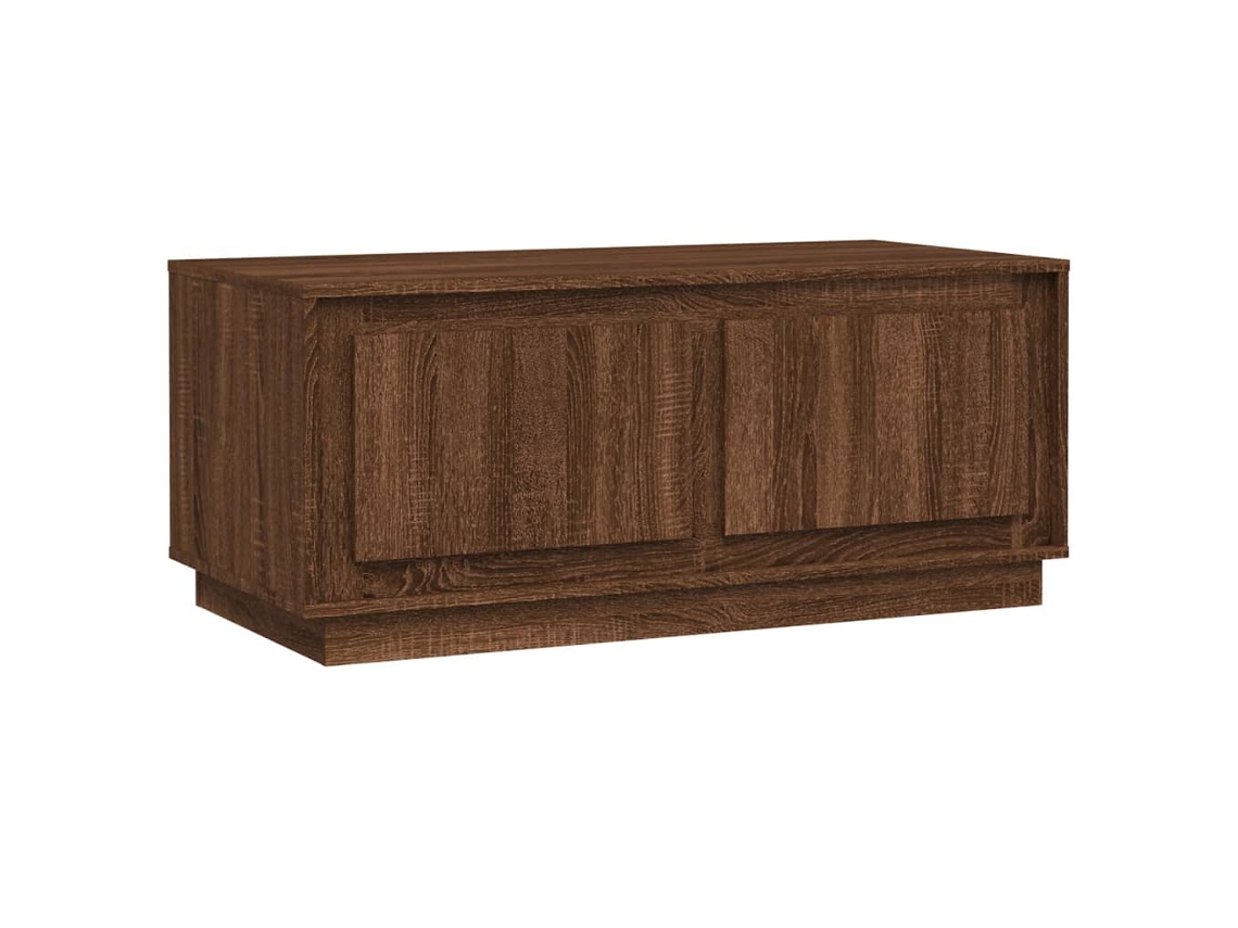 Mesa de Centro Derivados Madeira Carvalho Castanho MAISON EXCLUSIVE (102x50x44 cm)