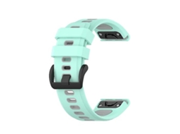 Lurelia Pulseira, Compatível Com Garmin Fenix 7 22mm Verde Cinza