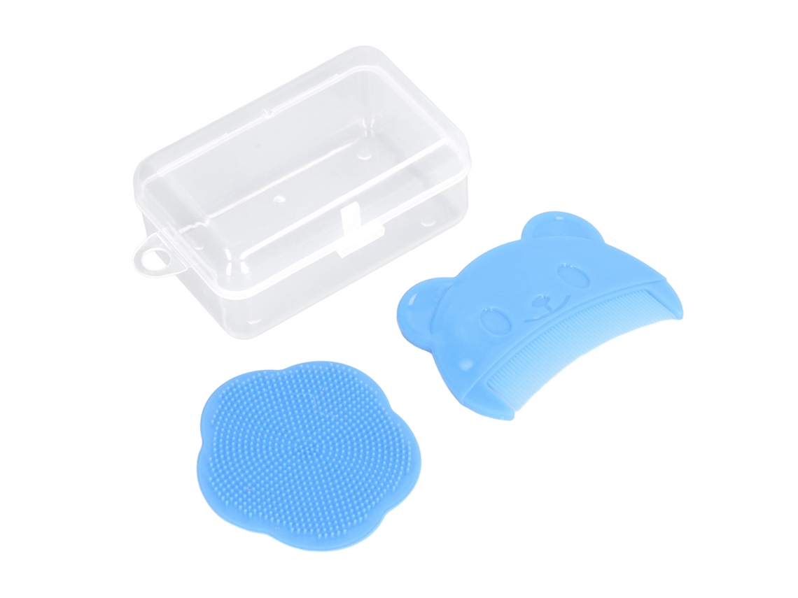 Conjunto de 2 Escovas de Cabeça Bebê LAXISCREED