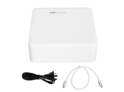 Dock Carregador PD 65W Mali com 5 Portas USB C, HDMI e RJ45 para Switch Au