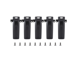 Conjunto de 10 presilhas de cintura para rádios Baofeng UV-82, UV-8D, UV-82L e GT-5TP. - aquaforge