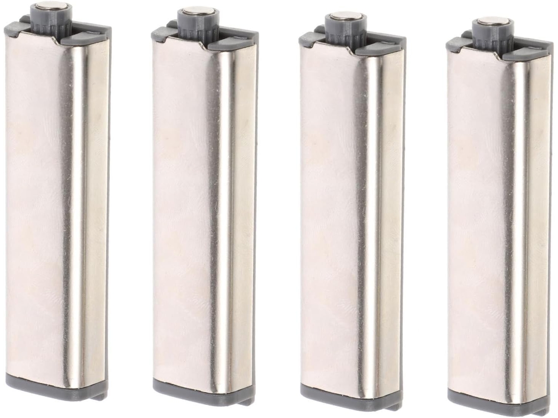 Fecho De Pressão Oculto Para Porta Armário, Conjunto De 4 Peças, Material Ferro E Plástico, Resistente Para Armários De
