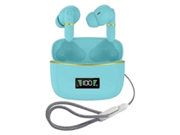 Fones De Ouvido Sem Fio J2 Bluetooth 5.3 Com Controle Por Toque, Tela Led E Estojo De Carregamento Apricot Ly Ebike