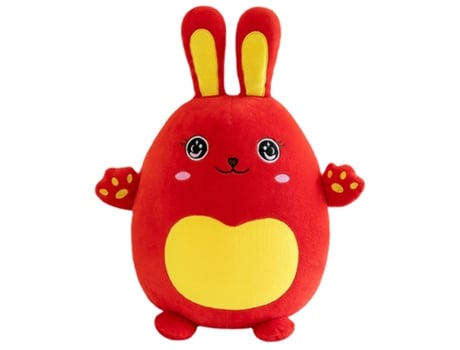 Peluche HXDZFX Mascote Coelho Vermelho 35 Cm
