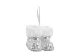 Laxiscreed Ornamento De Natal Pequeno Com Lantejoulas Prateadas Para Presentes Natalícios