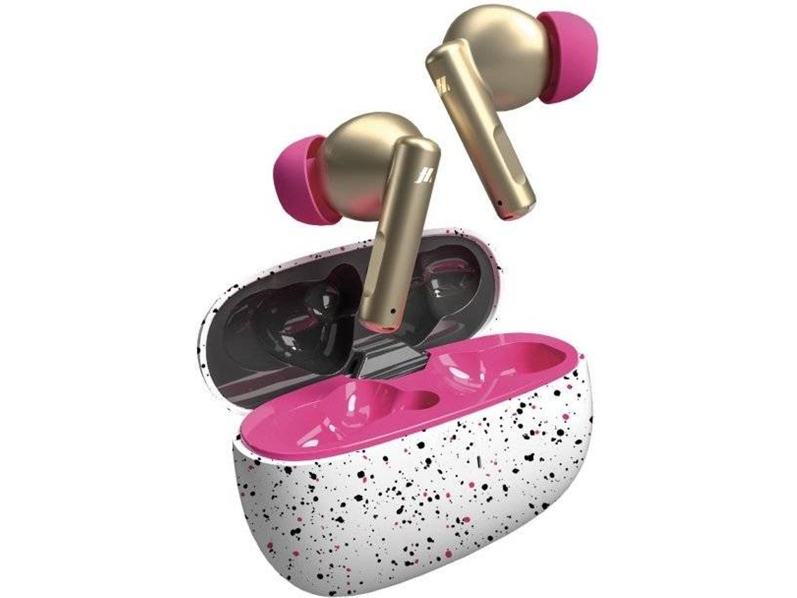 Auriculares Bluetooth True Wireless SBS TWS Rash (In Ear - Microfone - Dourado)