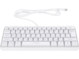 Teclado Mecânico para Jogos Compacto com Fio, Rgb, 61 Teclas, Russo, com Suporte Duplo. SFUSHOS