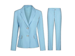 Conjuntos Femininos Formais 2 Peças Trabalho Blazer E Calças Slim